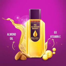 BAJAJ Almond Drops Hair Oil enriched with 6X Vitamin E, Reduces Hair Fall, 100 ml Hair Oil 